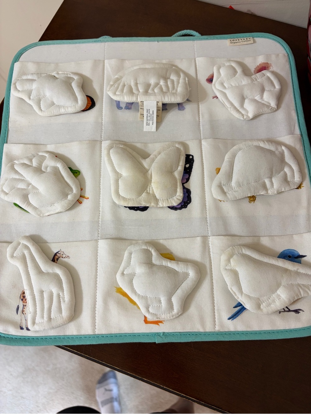 Lovevery Quilter Critter Animal Matching Toy - Picture 16 of 16